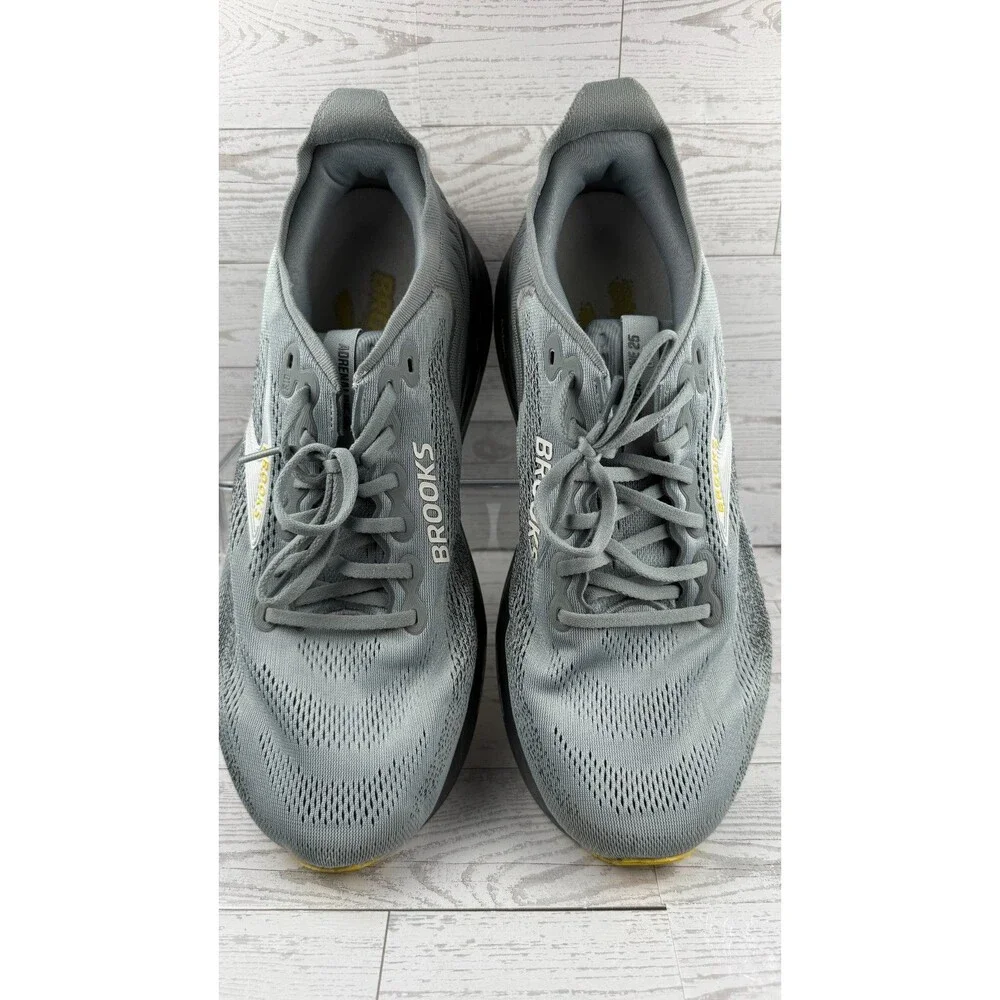 Brooks Adrenaline Gts 25 1104544E044 Gray 12.5 4E Men Sneaker Running Shoes #550